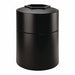 Round Waste Container Black 45 gal lon