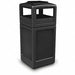 Waste Container Ashtray Dome 42 gal Blk