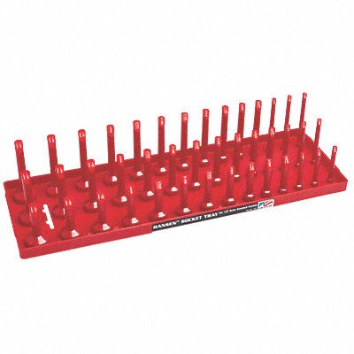 Socket Tray Red Plastic