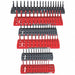 Socket Tray Set Gray/Red Plastic