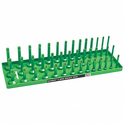 Socket Tray Green Plastic