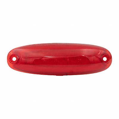 Oval Clearance Marker P2/P3/PC Red