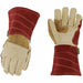 Welding Gloves Tan/Red 11 PR