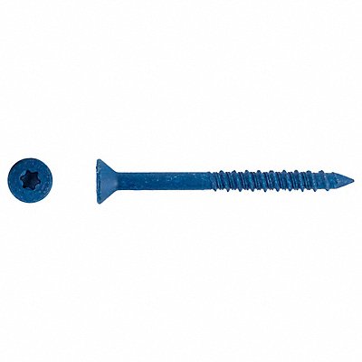 Concrete Anchor Screw Flat 1/4 in PK100