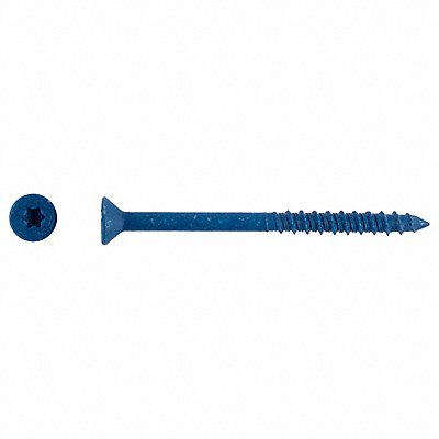 Concrete Anchor Screw Flat 1/4 in PK100