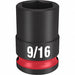 Standard Impact Socket Steel 9/16 