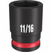 Standard Impact Socket Steel 11/16 