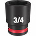 Standard Impact Socket Steel 3/4 