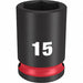 Standard Impact Socket Steel 15 mm