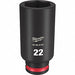 Deep Impact Socket Steel 22 mm