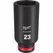 Deep Impact Socket Steel 23 mm