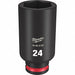 Deep Impact Socket Steel 24 mm