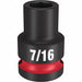 Standard Impact Socket Steel 7/16 