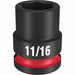 Standard Impact Socket Steel 11/16 