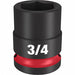 Standard Impact Socket Steel 3/4 