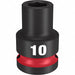 Standard Impact Socket Steel 10 mm