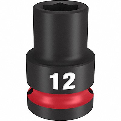 Standard Impact Socket Steel 12 mm