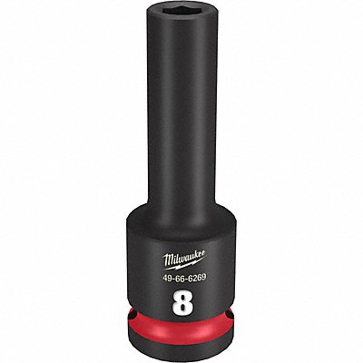 Deep Impact Socket Steel 8 mm