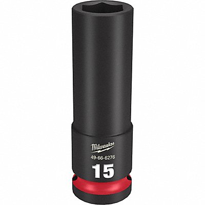 Deep Impact Socket Steel 15 mm