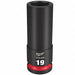 Deep Impact Socket Steel 19 mm