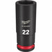 Deep Impact Socket Steel 22 mm