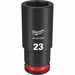 Deep Impact Socket Steel 23 mm