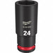 Deep Impact Socket Steel 24 mm