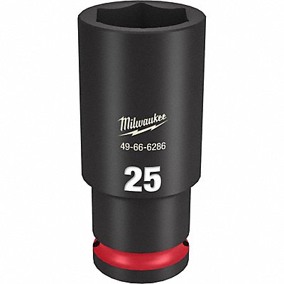 Deep Impact Socket Steel 25 mm