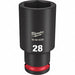 Deep Impact Socket Steel 28 mm