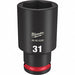 Deep Impact Socket Steel 31 mm