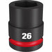 Standard Impact Socket Steel 26 mm 3/4in