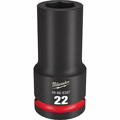 Deep Impact Socket Steel 22 mm