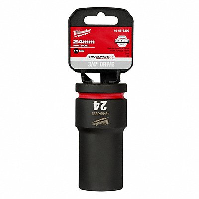 Deep Impact Socket Steel 24 mm