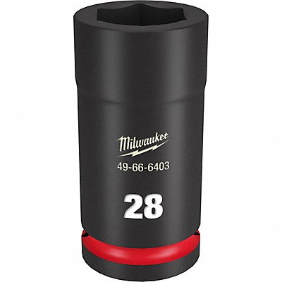 Deep Impact Socket Steel 28 mm