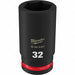 Deep Impact Socket Steel 32 mm