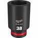 Deep Impact Socket Steel 38 mm