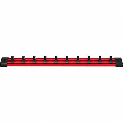 Socket Rail Red/Blk For Socket Size 1/4 