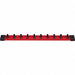 Socket Rail Red/Blk For Socket Size 1/4 