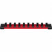 Socket Rail Red/Blk For Socket Size 3/8 