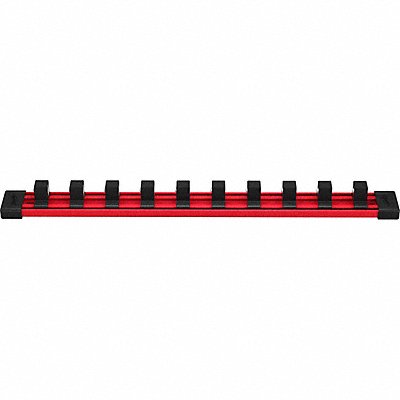 Socket Rail Red/Blk For Socket Size 1/2 