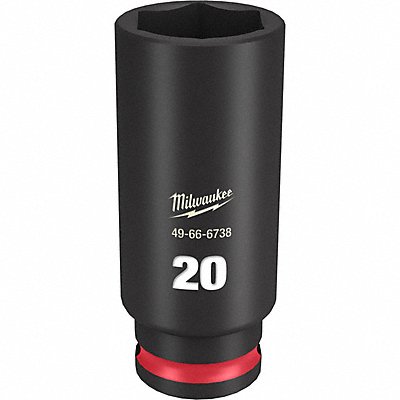 Deep Impact Socket Steel 20 mm