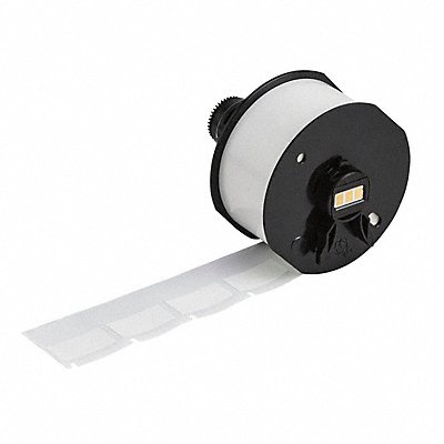 Label Roll White Vinyl 3/4 H 1/2 W