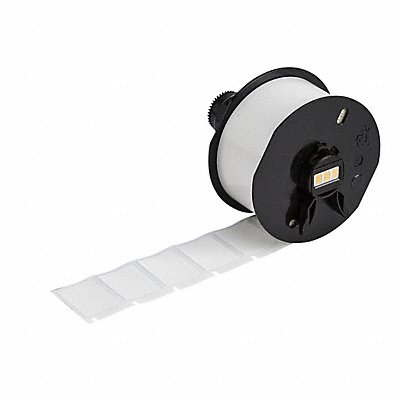 Precut Label Roll White Vinyl 3/4 H 1 W