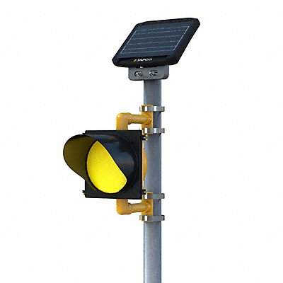 Traffic Beacon Amber Yellw Polycarbonate