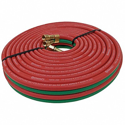 Twin Line Welding Hose 1/4 50 ft.