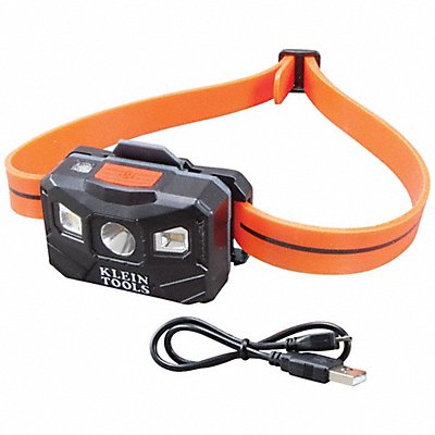 Rechargeable Headlamp ABS Black 400lm