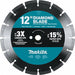 Diamond Blade 12 dia 6300 RPM Max Speed