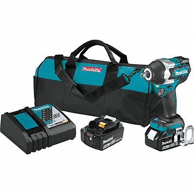 Impact Wrench Kit Cordless 18V DC 6 5/8 