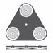 Magnetic Mount Base For Whips 10 in W