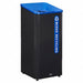 Recycling Can Square 23 gal Black